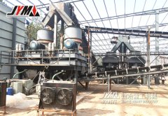 河北邯郸时产350吨的卵石制砂生产线